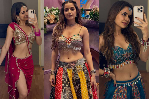 ఆన్-సెట్ స్టిల్స్ : ‘వామ్మో వాయ్యో’ సాంగ్ షూట్ నుండి ఆషికా రంగనాథ్