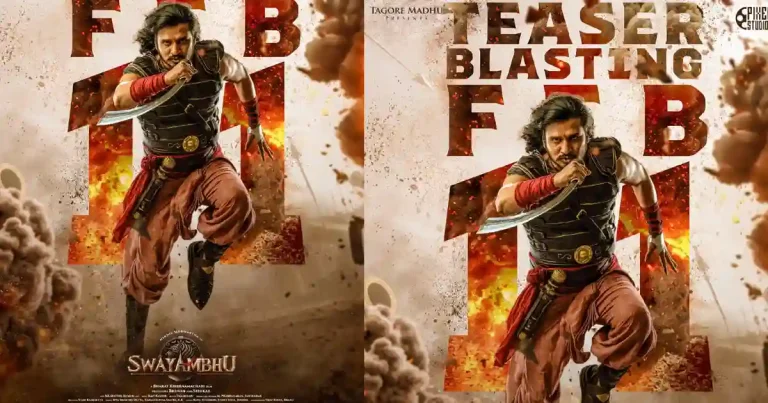 నిఖిల్ భారీ ప్రాజెక్ట్ ‘స్వయంభూ’ టీజర్ డేట్ వచ్చేసింది!