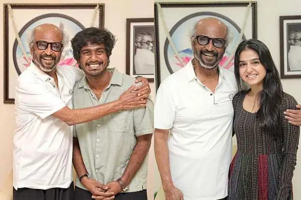 ఫోటోలు : రజినీకాంత్ ను కలిసిన ‘విత్ లవ్’ జంట అనశ్వర రాజన్, అభిషన్ జీవింత్