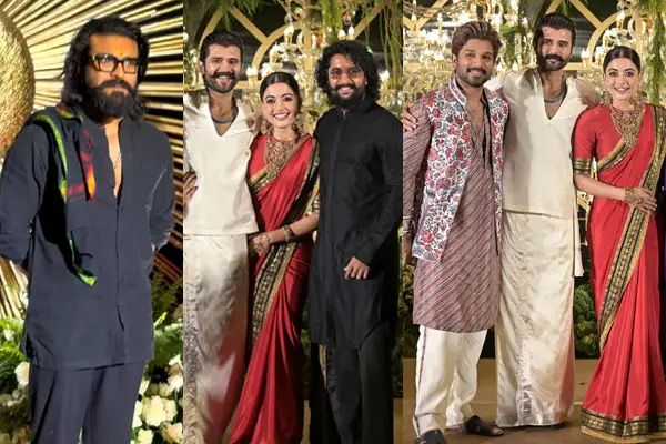 ఫోటోలు: విజయ్ మరియు రష్మిక మందన్నల గ్రాండ్ వెడ్డింగ్ రిసెప్షన్  – సెట్ 3