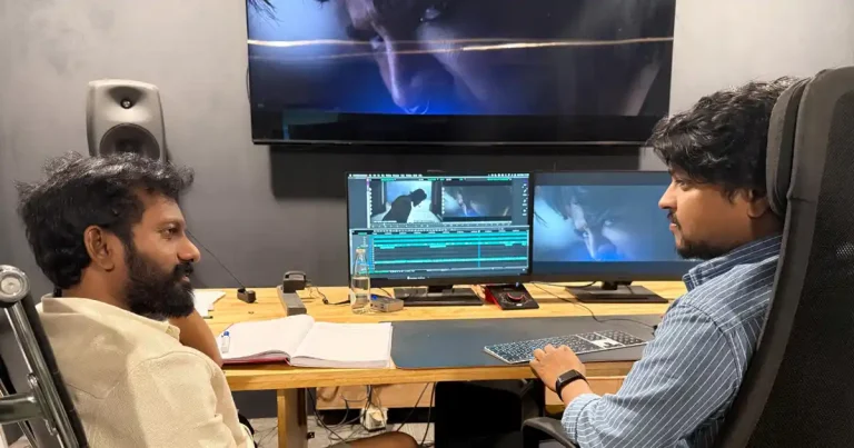 ఫుల్ స్వింగ్ లో ‘పెద్ది’ పోస్ట్ ప్రొడక్షన్.. బ్యాక్గ్రౌండ్ లో చరణ్ పవర్ఫుల్ లుక్!