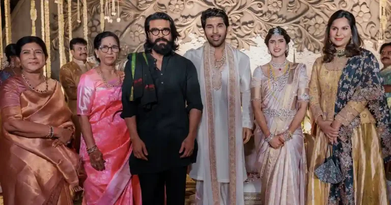 పిక్ టాక్ : అల్లు శిరీష్ పెళ్లిలో స్పెషల్ అట్రాక్షన్‌గా నిలిచిన రామ్ చరణ్ దంపతులు