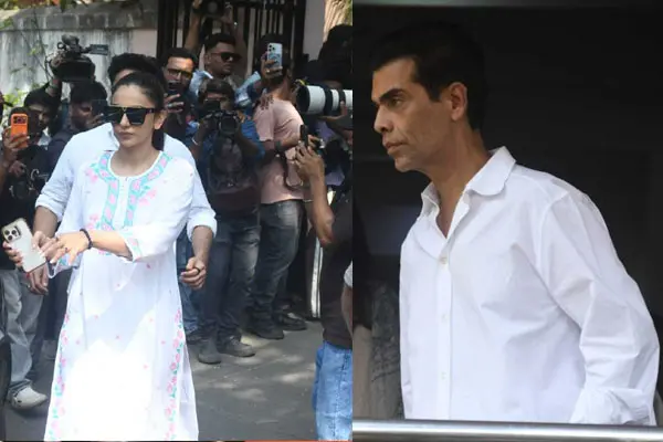 ఫోటోలు : మనీష్ మల్హోత్రా తల్లి అంత్యక్రియలకు హాజరైన బాలీవుడ్ తారలు