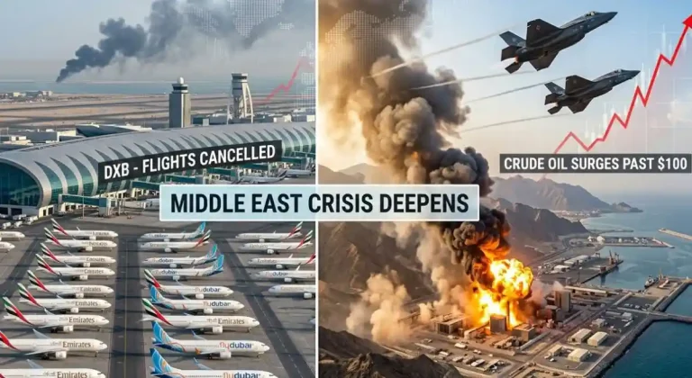 భగ్గుమన్న మిడిల్ ఈస్ట్: దుబాయ్ ఎయిర్‌పోర్ట్‌ సమీపంలో మిస్సైల్ దాడి.. 1,200 ఫ్లైట్స్ రద్దు, రోజుకు రూ.15 వేల కోట్ల నష్టం!