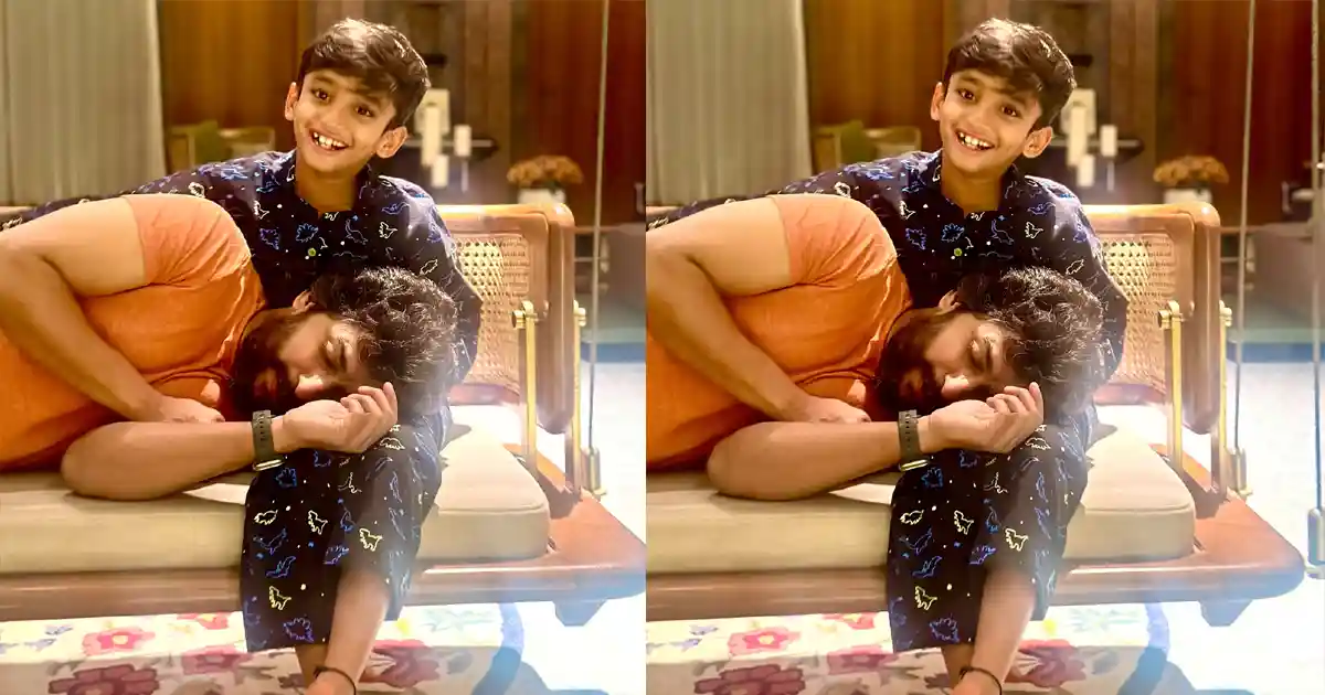 ఫోటో మూమెంట్: తన జున్ను ఒడిలో సేద తీరుతున్న నాని! 1 nani 1