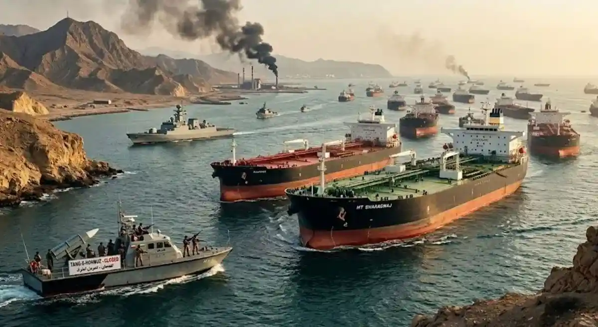 Strait of Hormuz Crisis: సముద్రంలో నిలిచిపోయిన ఆయిల్ ట్యాంకర్లు - ఇరాన్ నిర్ణయంతో భారత్పై పడనున్న ఆర్థిక భారం ఎంతంటే? 1 Strait of Hormuz