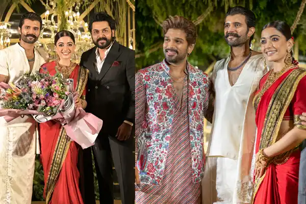 ఫోటోలు: విజయ్ మరియు రష్మిక మందన్నల గ్రాండ్ వెడ్డింగ్ రిసెప్షన్