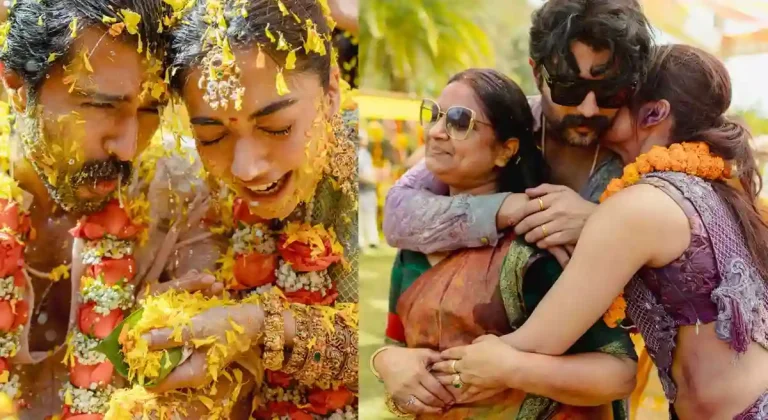 హల్దీ + హోలీ : ఉదయ్ పూర్ హల్దీ వేడుకలో విజయ్-రష్మికల అల్లరి చూశారా? క్యూట్ ఫొటోలు వైరల్!