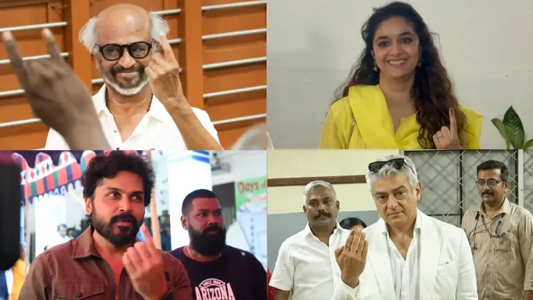 ఫోటోలు : 2026 తమిళనాడు ఎన్నికలు – తమ ఓటు హక్కు వినియోగించుకున్న సినీ తారలు – సెట్ 2