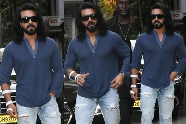 ఫోటోలు : లాంగ్ హెయిర్ లుక్ లో స్టన్ చేసిన రామ్ చరణ్
