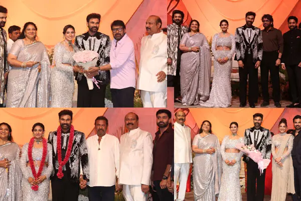 ఫోటోలు : బెల్లంకొండ శ్రీనివాస్ – కావ్యల వివాహ రిసెప్షన్ – సెట్ 5