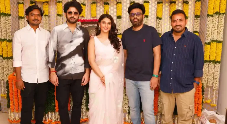 ముహూర్తం ఫోటోలు: నితిన్ – రితికా నాయక్ సినిమా