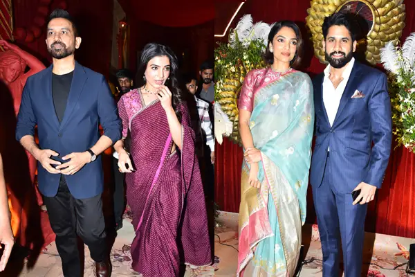 ఫోటోలు : ఆసియన్ సునీల్ కుమార్తె సిమ్రాన్ మరియు క్రిష్‌ల వివాహ రిసెప్షన్ – సెట్ 3