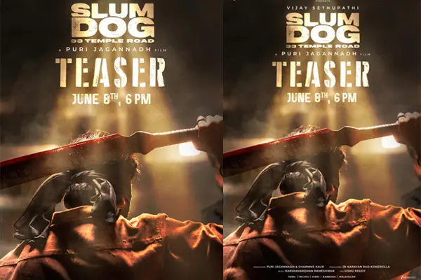 ‘స్లమ్ డాగ్ – 33 టెంపుల్ రోడ్’ టీజర్‌కు టైమ్ ఫిక్స్ చేసిన విజయ్ సేతుపతి-పూరీ జగన్నాధ్