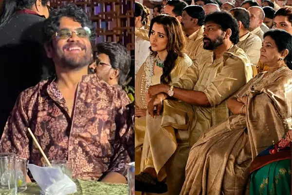 ఫోటోలు: నటి ఖుష్బూ సుందర్ కూతురు పెళ్లి వేడుకలో చిరంజీవి, నాగార్జున, వెంకటేష్ మరియు త్రిష