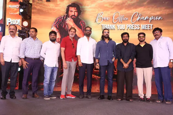 ఫోటోలు : ‘పెద్ది’ థ్యాంక్యూ ప్రెస్ మీట్