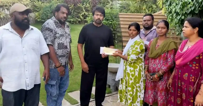 మరోసారి  గొప్ప మనసు చాటుకున్న మెగాస్టార్ !