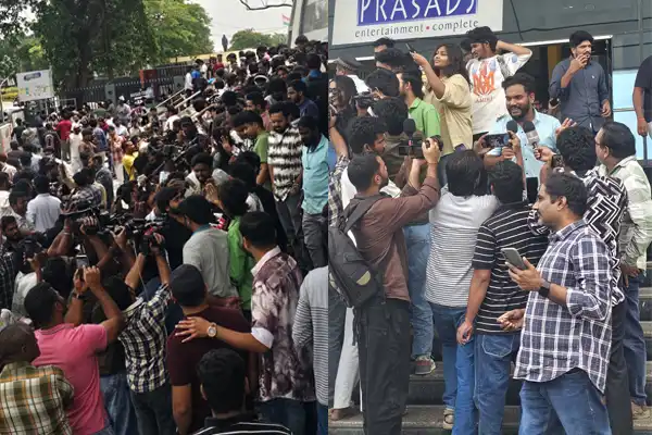 ఫోటోలు : ప్రసాద్స్ మల్టీప్లెక్స్ వద్ద అఖిల్ అక్కినేని ‘లెనిన్’ కోసం భారీ జనం