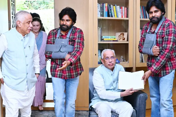 ఫోటోలు : సర్జరీ తర్వాత పవన్ కళ్యాణ్‌ను పరామర్శించిన ఏపీ గవర్నర్ అబ్దుల్ నజీర్ మరియు ఇతర నాయకులు
