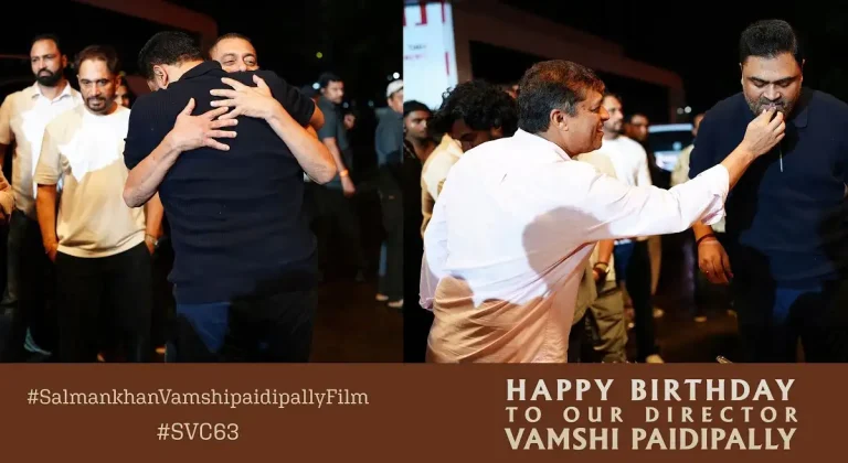 వీడియో : బర్త్ డే స్పెషల్ – సల్మాన్ ఖాన్, వంశీ పైడిపల్లి చిత్రం BTS గ్లింప్స్