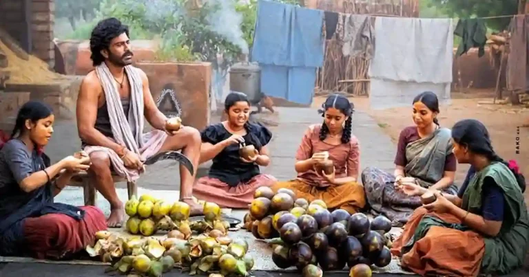 ‘గంగ ఒక్కడే.. ప్రాణాలు ఐదు’: చేతిలో కొడవలి, తాటి ముంజలతో శర్వానంద్.. ఆకట్టుకుంటున్న ‘భోగి’ రాఖీ లుక్