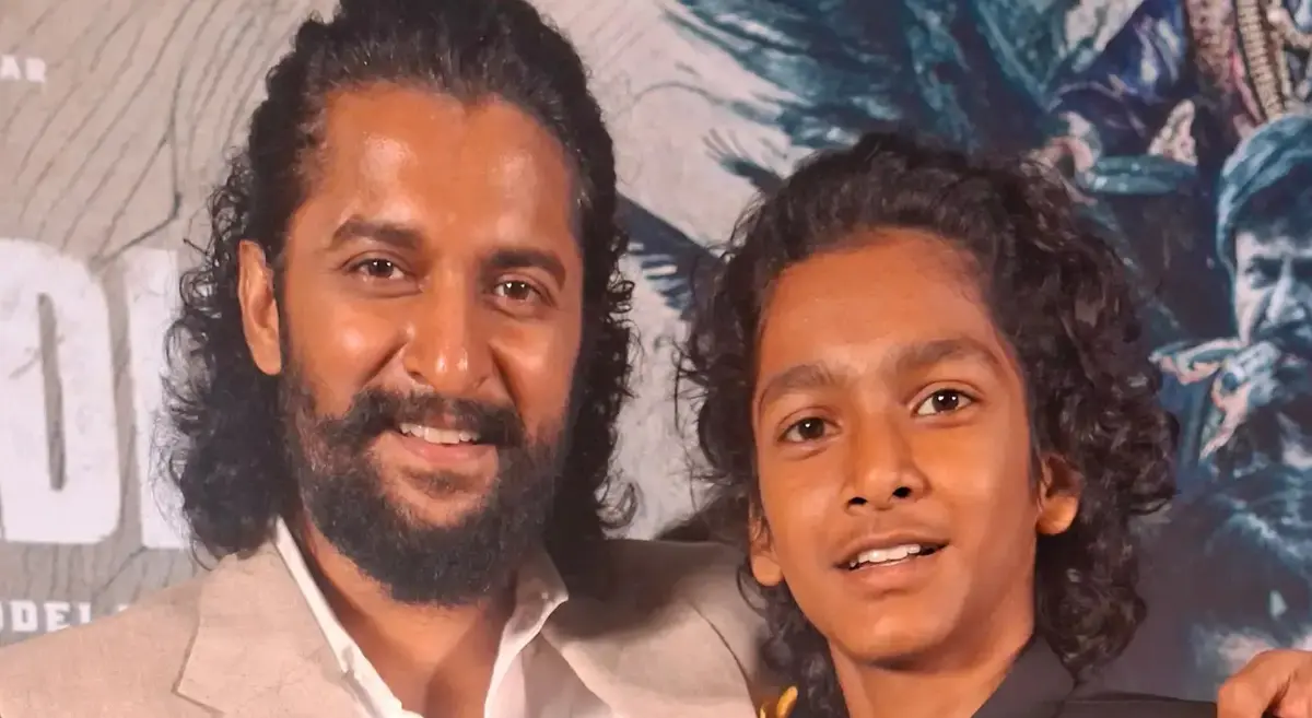 ‘ది పారడైజ్’ స్పెషల్ మూమెంట్: నానితో చైల్డ్ యాక్టర్ అఖిర నందన్.. ఒకే ఫ్రేమ్‌లో బడా జడల్, చోటా జడల్!