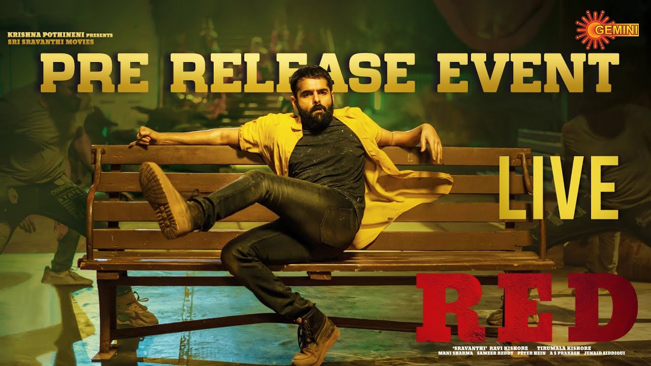 Live Video Red Telugu movie Pre Release Function ( Ram Pothineni