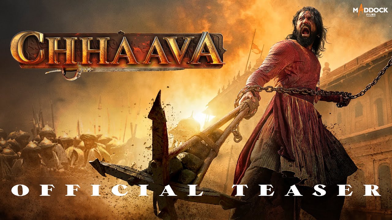 Video Chhaava Hindi Teaser (Vicky Kaushal, Rashmika M) Latest